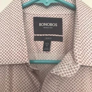 Men’s Bonobos Slim Fit 100% Cotton Shirt - Size 15.5 / 33